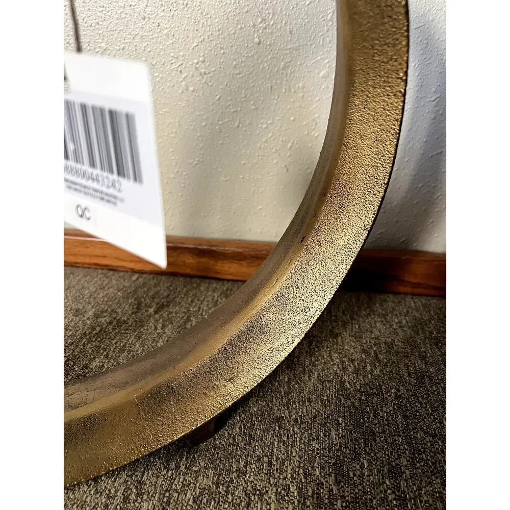 Ryandale Antique Brass-tone Modern Contemporary Design Sculpture 13